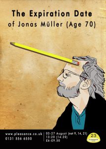 Poster artwork for The Expiration Date of Jonas Müller (Age 70)